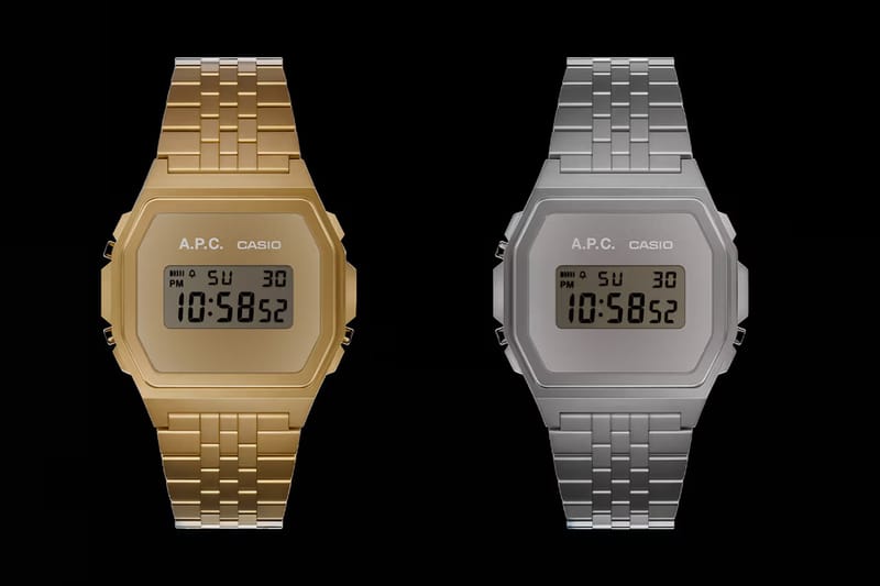 A.P.C. x Casio 全新聯名系列錶款台灣發售情報正式公開