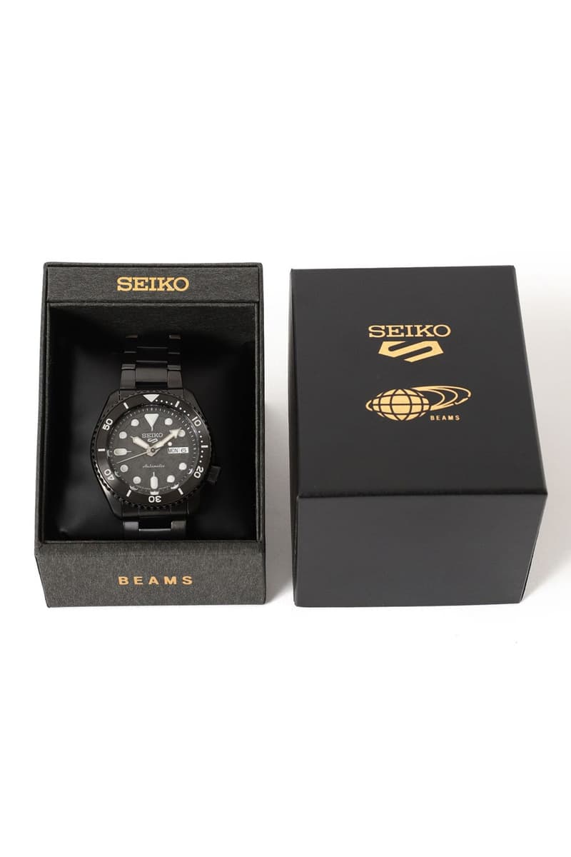 BEAMS x Seiko 5 Sports 最新聯名錶款發佈