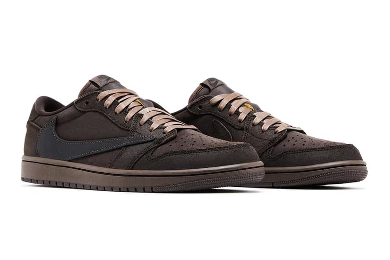 Travis Scott x Air Jordan 1 Low OG 最新聯名配色「Velvet Brown」發售情報公開