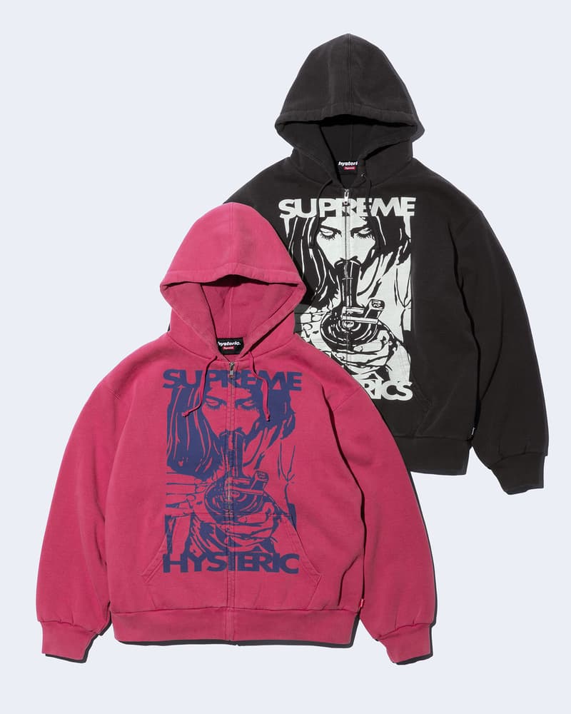 Supreme x HYSTERIC GLAMOUR 2024 秋冬聯名系列正式發佈