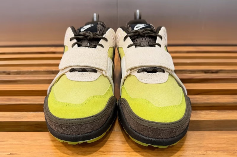 近賞 Travis Scott x Nike Zoom Field Jaxx 最新配色「Limelight」