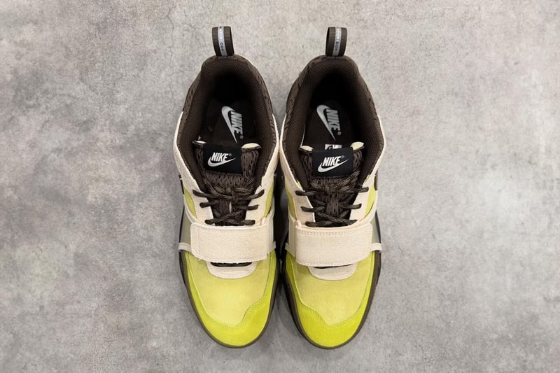 近賞 Travis Scott x Nike Zoom Field Jaxx 最新配色「Limelight」