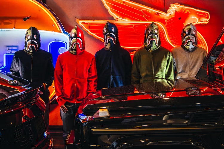 BAPE 重新推出原始版本「鯊魚外套 Shark Hoodie」