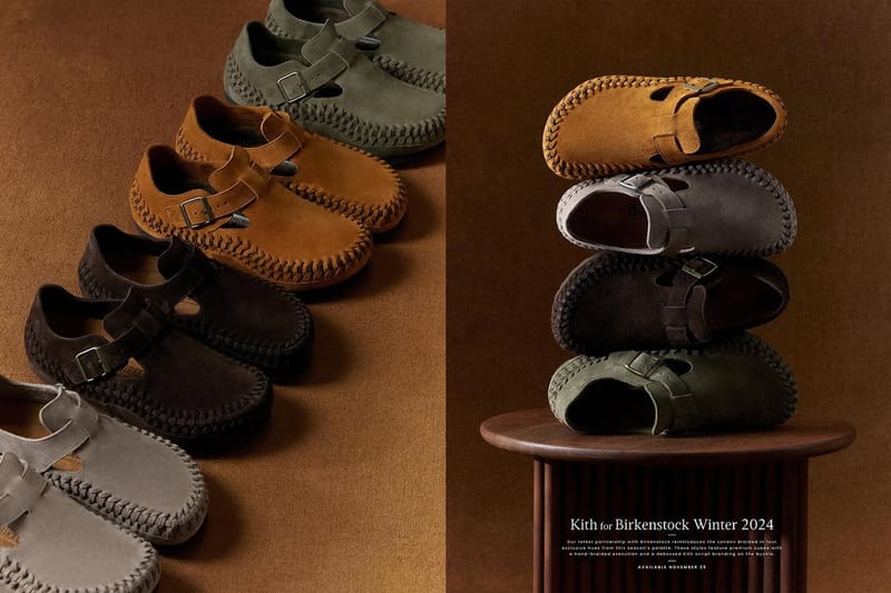 KITH x Birkenstock 2024 最新冬季聯名鞋款正式登場