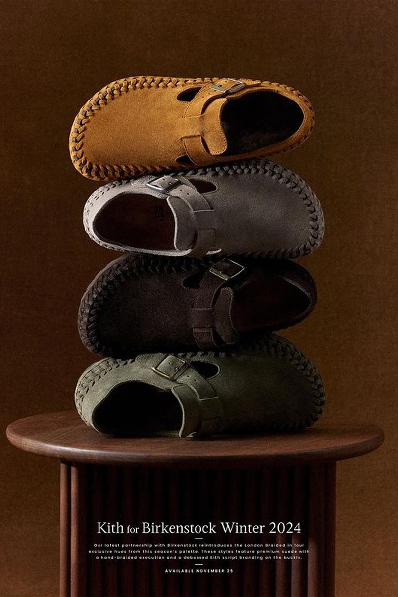 KITH x Birkenstock 2024 最新冬季聯名鞋款正式登場