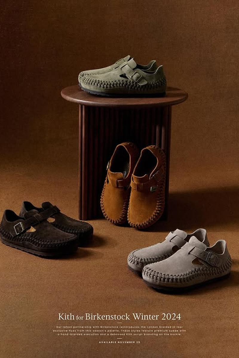 KITH x Birkenstock 2024 最新冬季聯名鞋款正式登場