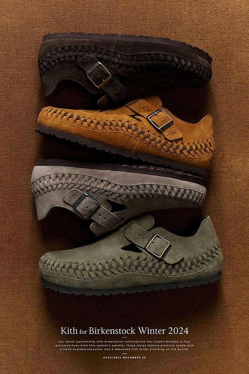 KITH x Birkenstock 2024 最新冬季聯名鞋款正式登場