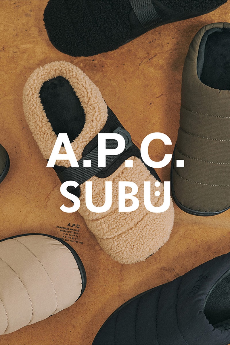 A.P.C. x SUBU 最新聯名系列涼鞋正式登場