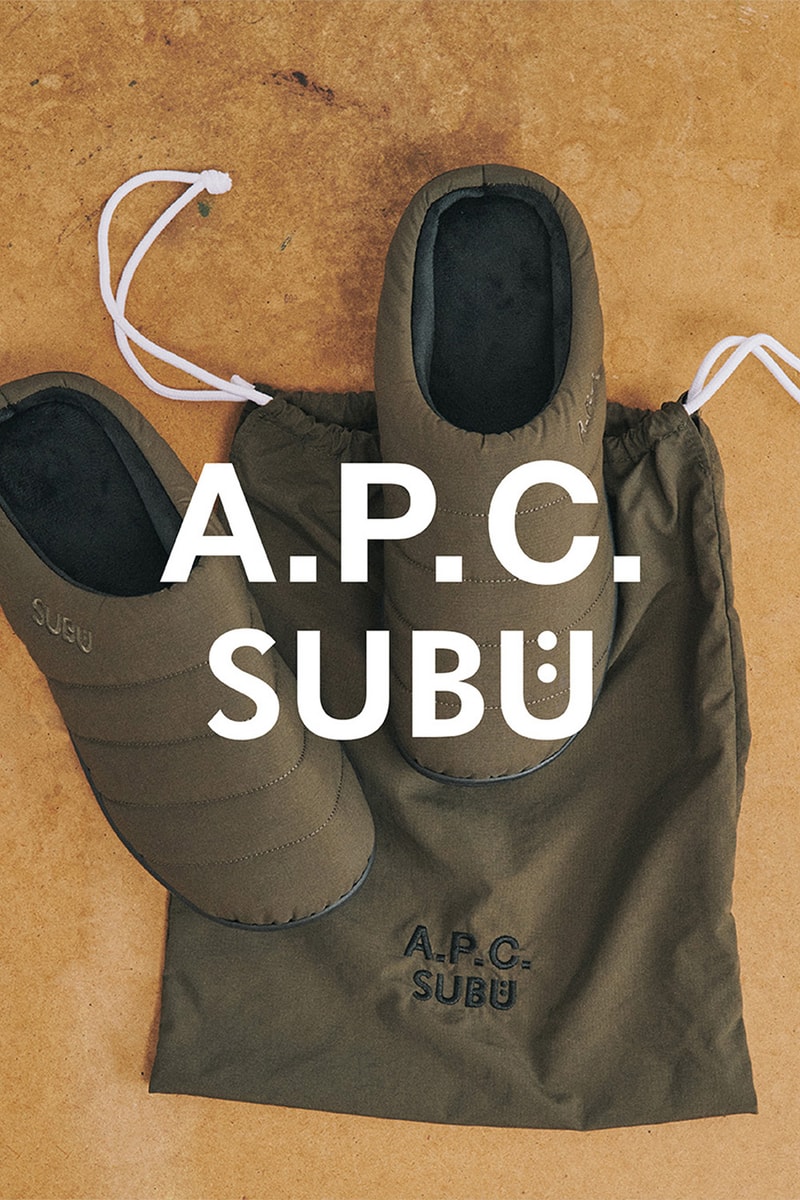 A.P.C. x SUBU 最新聯名系列涼鞋正式登場