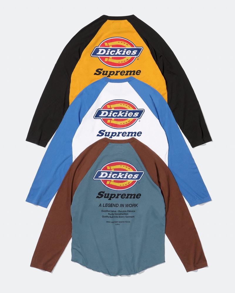 Supreme x Dickies 2024 秋季聯名系列發佈