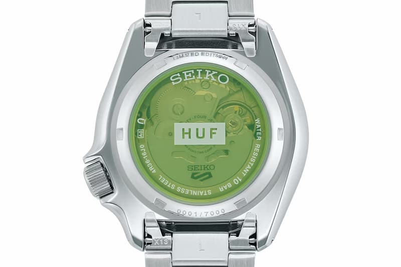 HUF x Seiko 5 Sports 最新聯乘錶款正式發佈