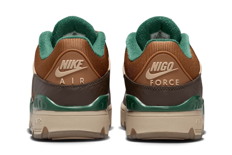 NIGO x Nike Air Force 3 最新配色「Baroque Brown」官方圖輯、發售情報公開