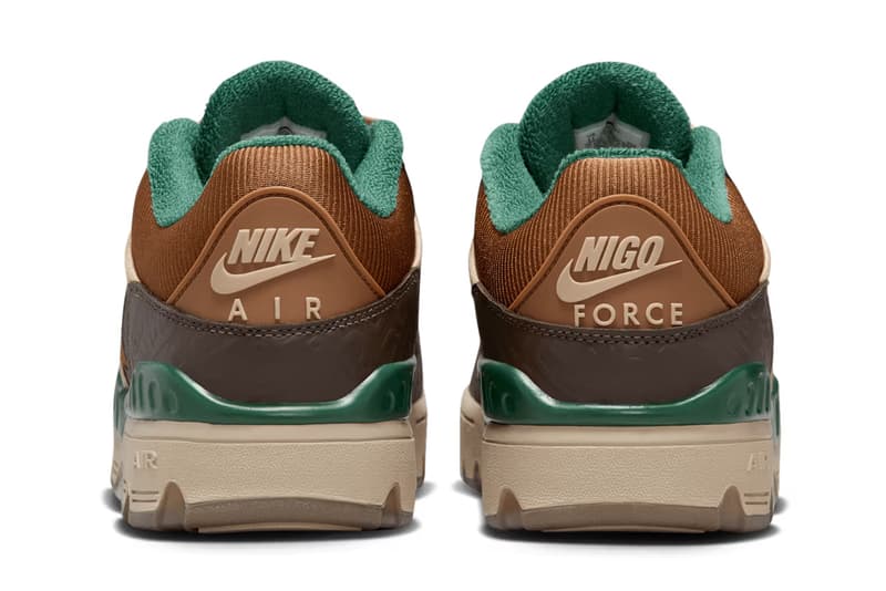 NIGO x Nike Air Force 3 最新配色「Baroque Brown」官方圖輯、發售情報公開