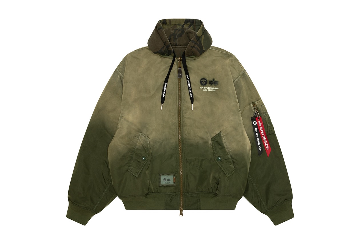 AAPE 攜手 ALPHA INDUSTRIES 推出 MA-1 飛行外套、衛衣等注目單品