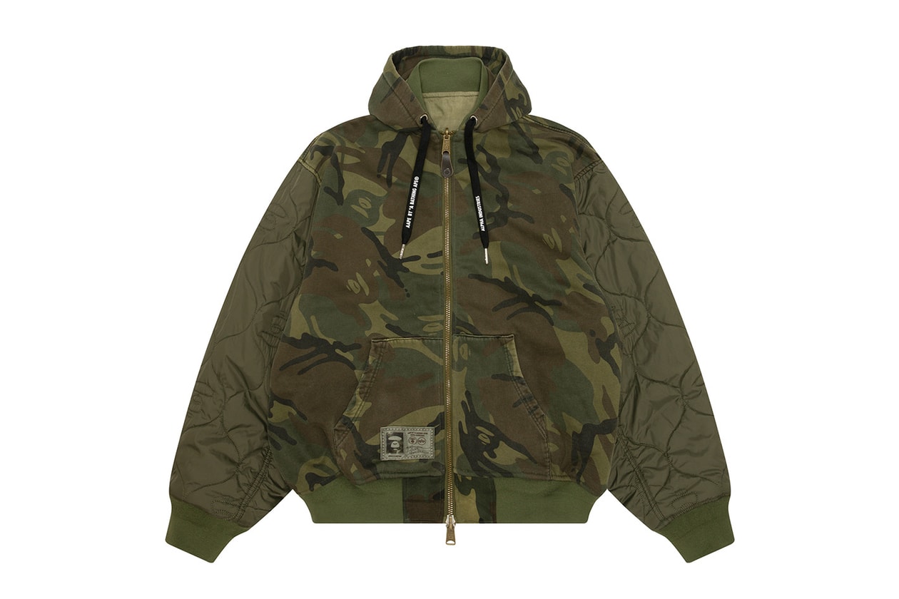 AAPE 攜手 ALPHA INDUSTRIES 推出 MA-1 飛行外套、衛衣等注目單品