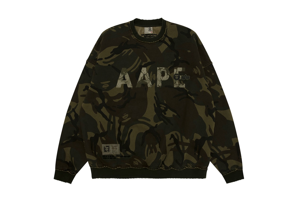 AAPE 攜手 ALPHA INDUSTRIES 推出 MA-1 飛行外套、衛衣等注目單品