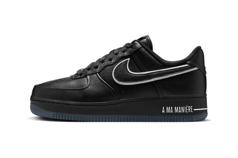 A Ma Maniére x Nike Air Force 1 Low「Black」最新聯名鞋款發佈