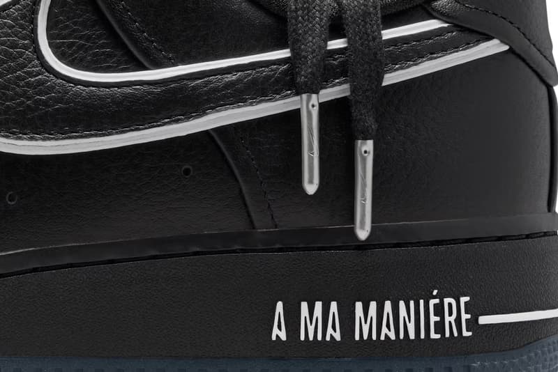 A Ma Maniére x Nike Air Force 1 Low「Black」最新聯名鞋款發佈