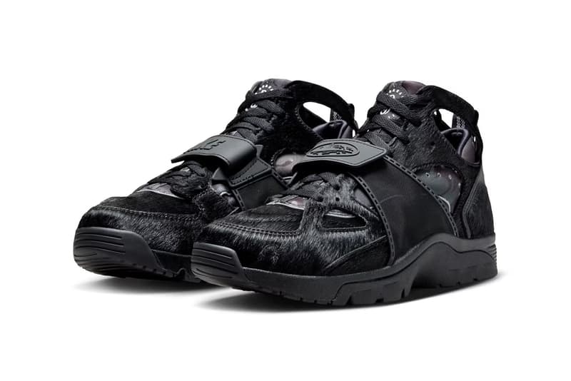 Corteiz x Nike Air Trainer Huarache 最新聯名配色「Onyx」正式發售