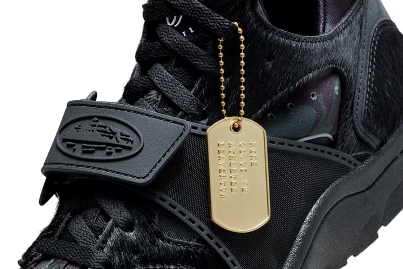 Corteiz x Nike Air Trainer Huarache 最新聯名配色「Onyx」正式發售