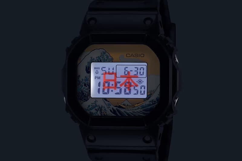 G-Shock 推出兩款全新葛飾北齋浮世繪名作 DW-5600 腕錶