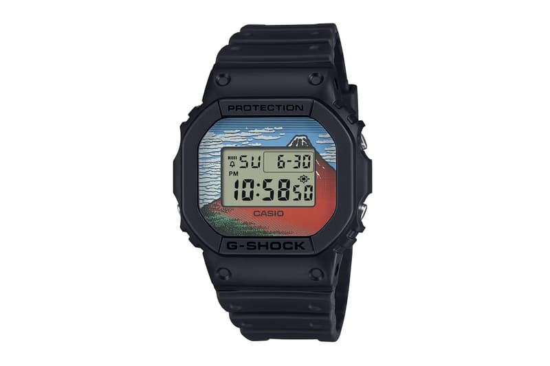 G-Shock 推出兩款全新葛飾北齋浮世繪名作 DW-5600 腕錶