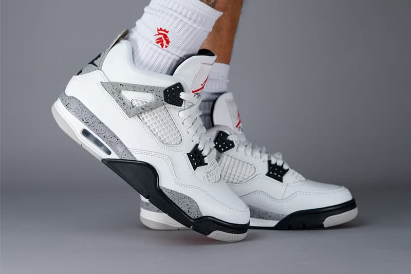 Air Jordan 4 全新復刻鞋款配色「White Cement」近賞圖輯率先曝光