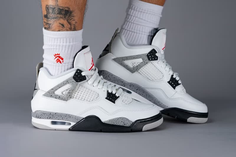 Air Jordan 4 全新復刻鞋款配色「White Cement」近賞圖輯率先曝光