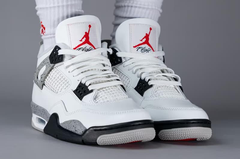 Air Jordan 4 全新復刻鞋款配色「White Cement」近賞圖輯率先曝光