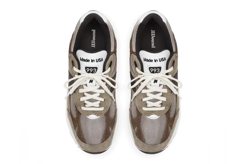 JJJJound x New Balance 993 最新聯名配色「Mushroom/White」發售情報正式公開