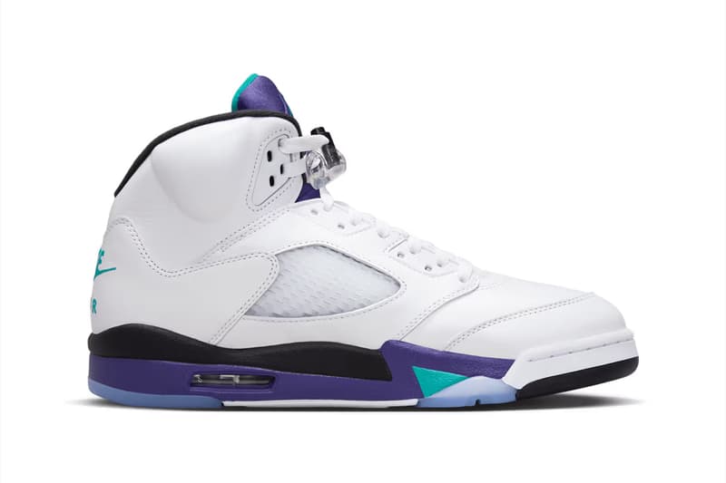 睽違 12 年的等待!Air Jordan 5 最新復刻配色「Grape」即將發售