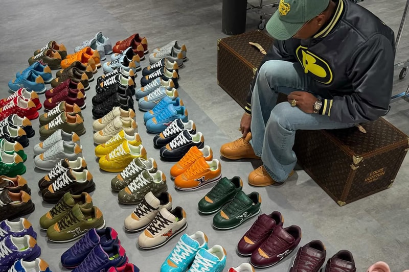 Pharrell Williams 率先曝光 Louis Vuitton 全新球鞋 ButterSoft 