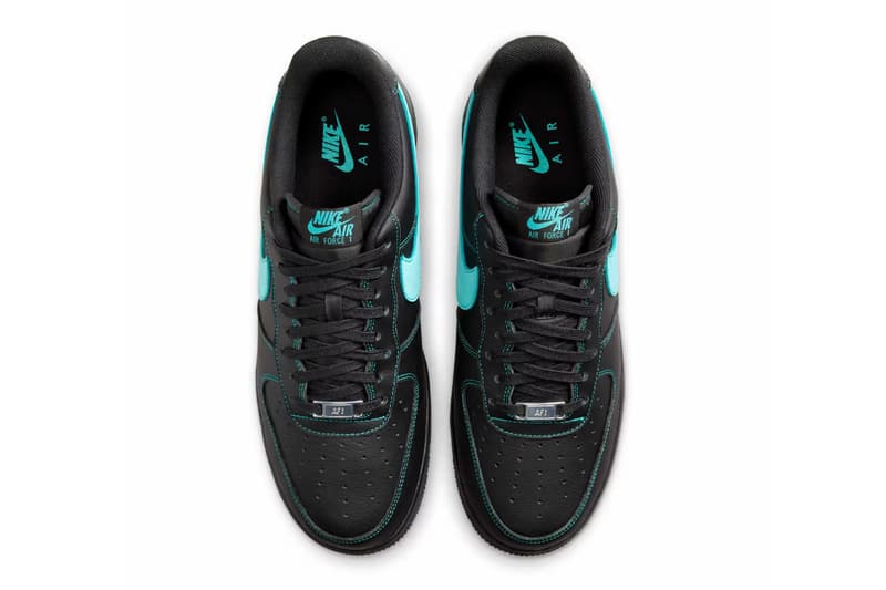 Nike Air Force 1 Low 最新配色「Black Tiffany」發佈