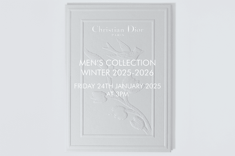 線上直播 Dior 2025–2026 冬季男裝系列時裝秀