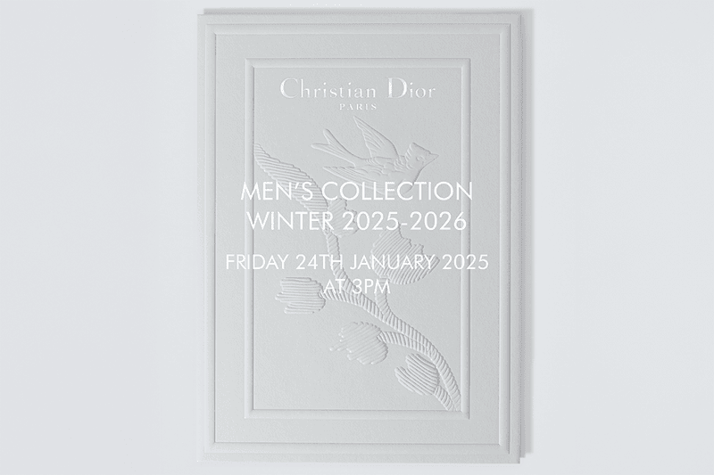 線上直播 Dior 2025–2026 冬季男裝系列時裝秀