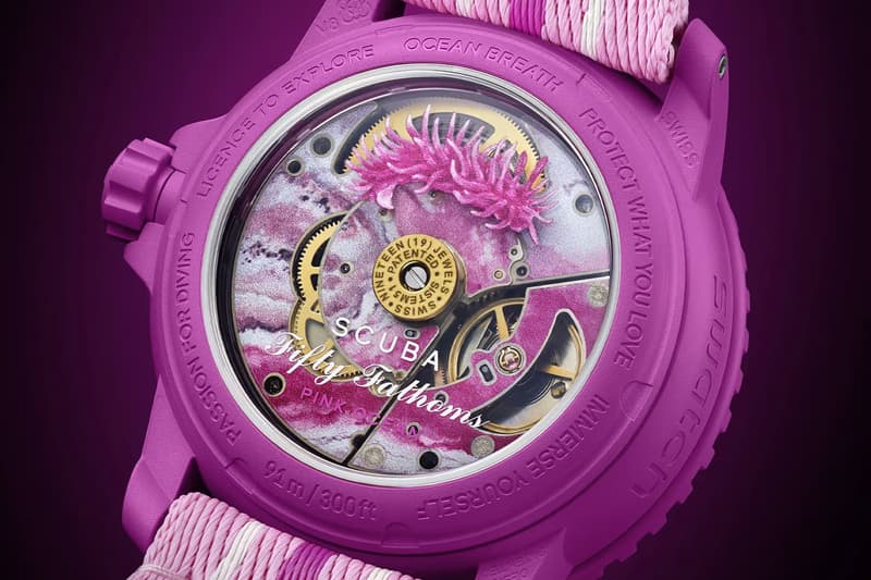 Swatch 攜手 Blancpain 推出全新聯名錶款「PINK OCEAN」