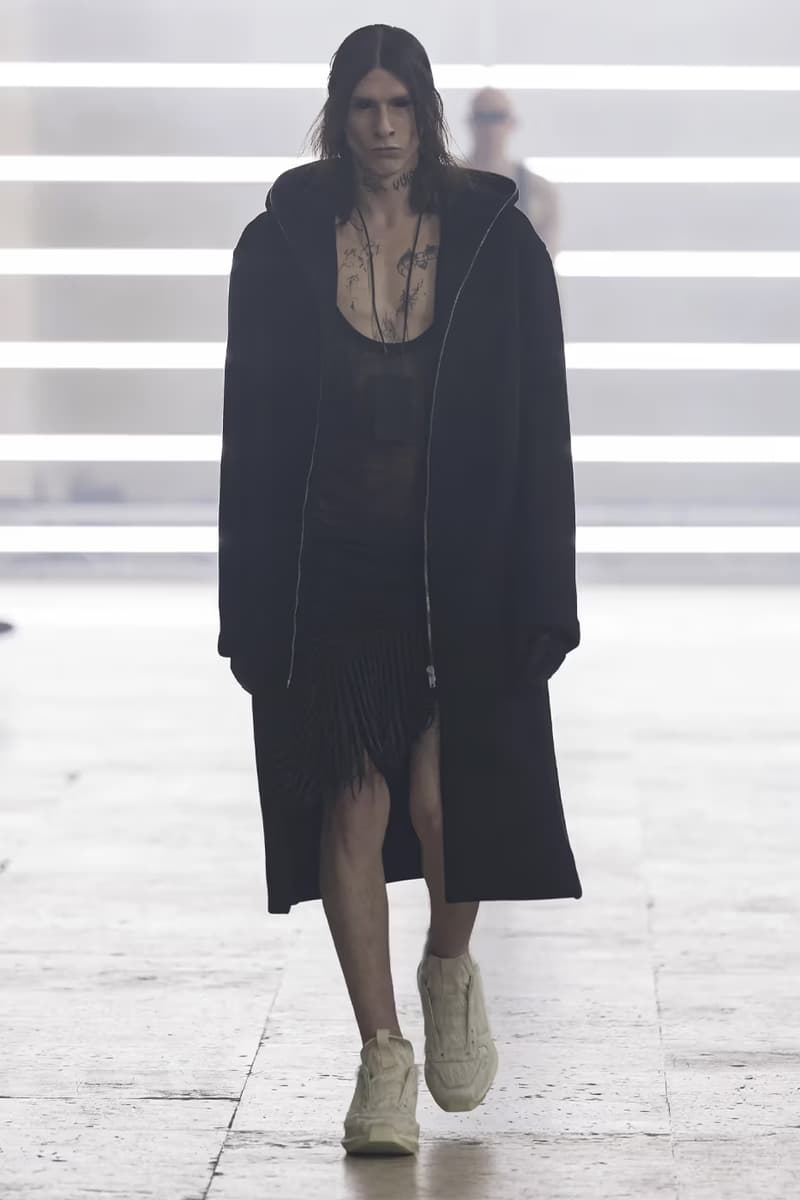 Rick Owens 2025 秋冬系列大秀正式登場