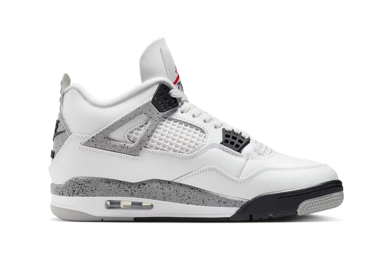 Air Jordan 4 全新復刻鞋款配色「White Cement」官方圖輯、發售情報正式公開