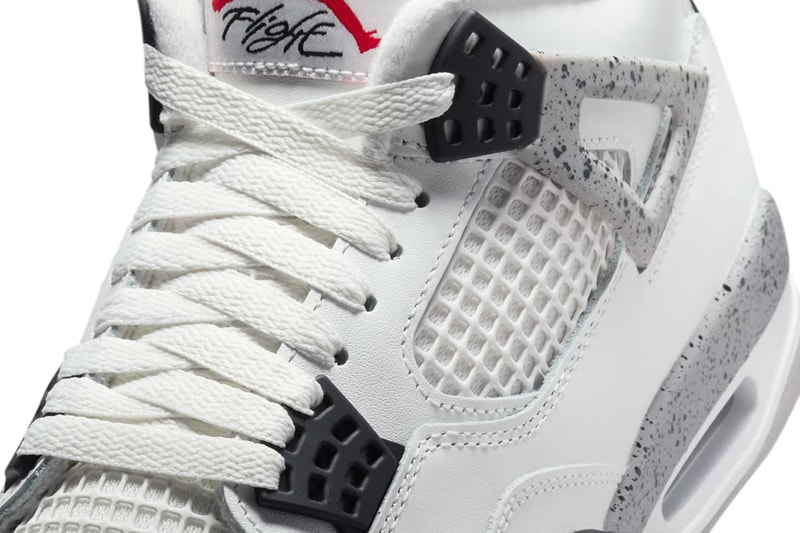 Air Jordan 4 全新復刻鞋款配色「White Cement」官方圖輯、發售情報正式公開