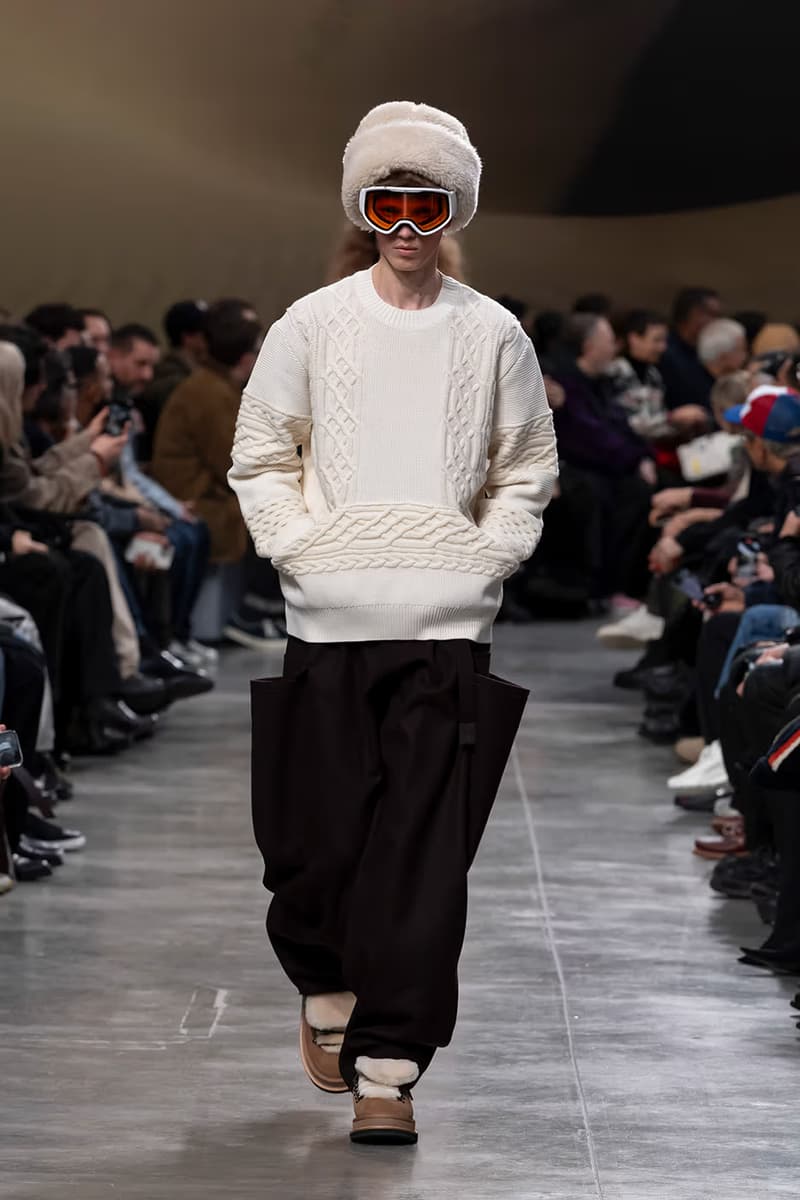 sacai 2025 秋冬系列大秀登場