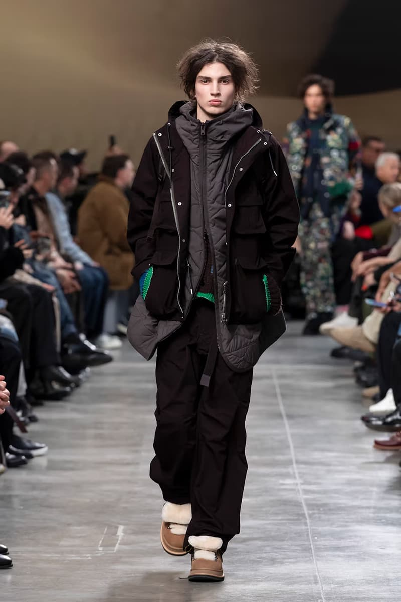 sacai 2025 秋冬系列大秀登場