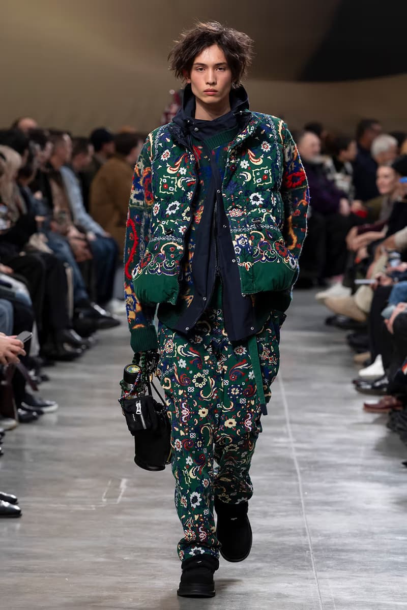 sacai 2025 秋冬系列大秀登場