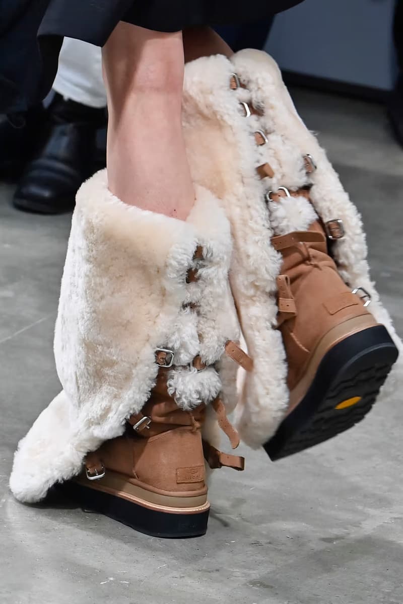 近賞 sacai x UGG 全新 2025 秋冬系列聯名鞋款