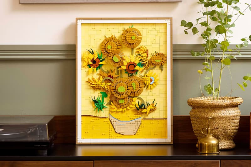 LEGO 推出 Vincent van Gogh 經典作品《向日葵 Sunflowers》積木套裝