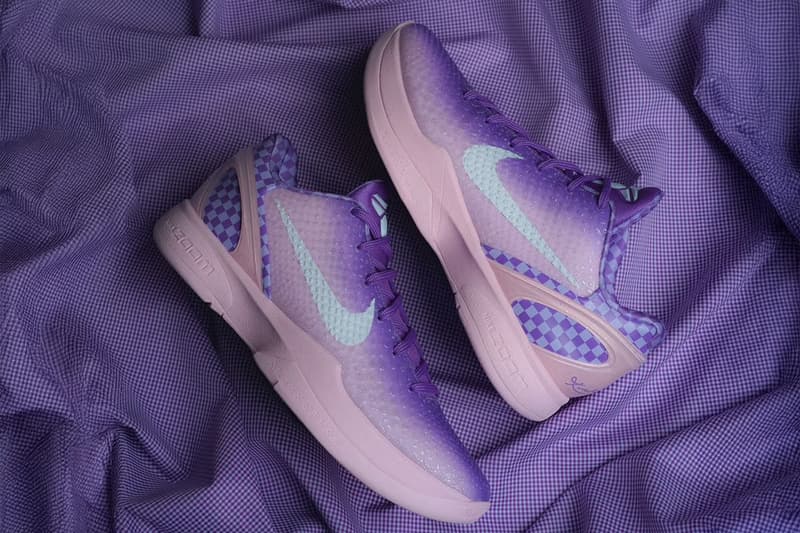 Vanessa Bryant 揭曉 Nike Kobe 6 Protro 全新配色「Purple Checkerboard」