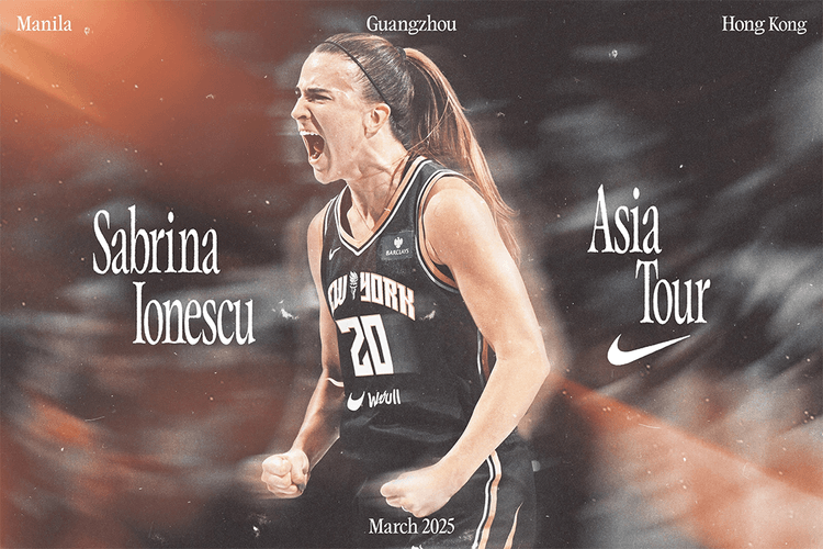 最後一站確認登陸香港!Sabrina Ionescu 首次亞洲巡迴之旅即將展開