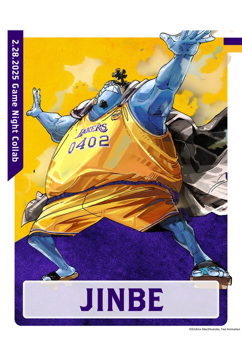 Los Angeles Lakers x《ONE PIECE》最新跨界合作率先亮相