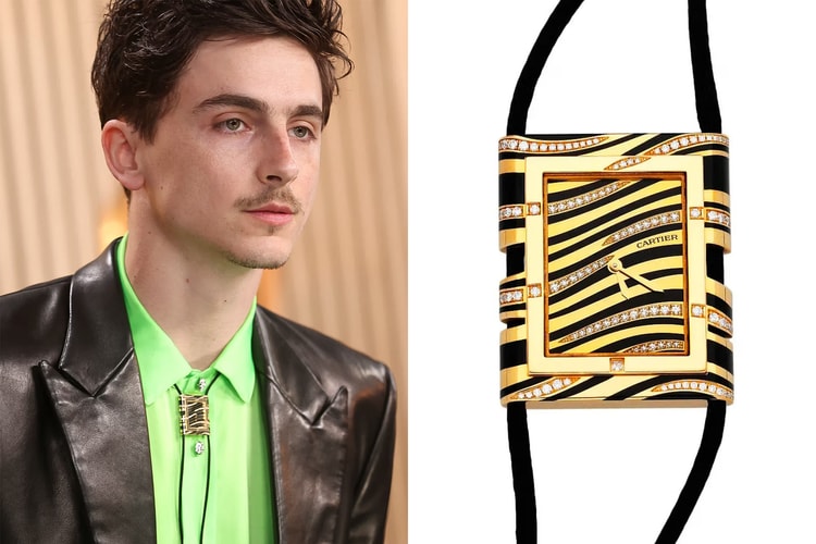 Timothée Chalamet 配戴要價 $25,000 美元 Cartier「吊墜腕錶」