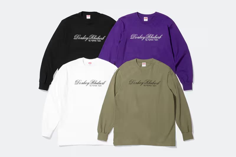 Supreme x Aphex Twin 最新聯名系列正式登場