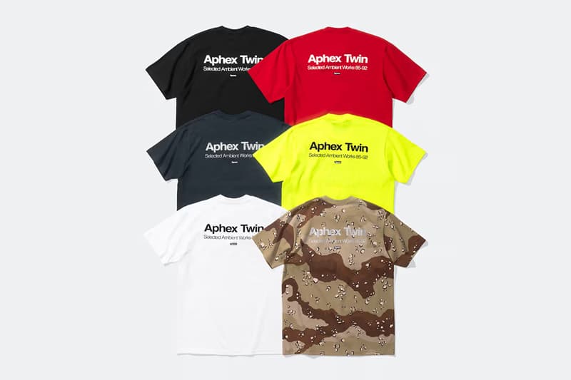 Supreme x Aphex Twin 最新聯名系列正式登場